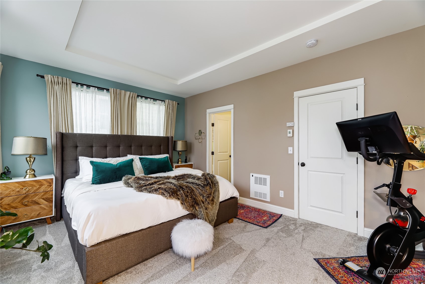 3117 Southwest Raymond Street Seattle, WA 98126 - Photo 12 of 36 a bedroom with a bed and wooden floor