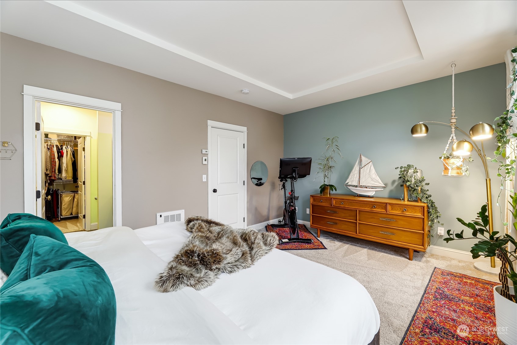 3117 Southwest Raymond Street Seattle, WA 98126 - Photo 13 of 36 a bedroom with a bed and a mirror