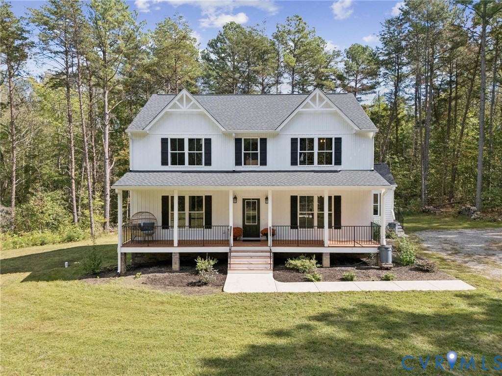 15290 Dunn Road Montpelier, VA 23192 - Photo 1 of 32 Modern inspired farmhouse featuring covered porch,