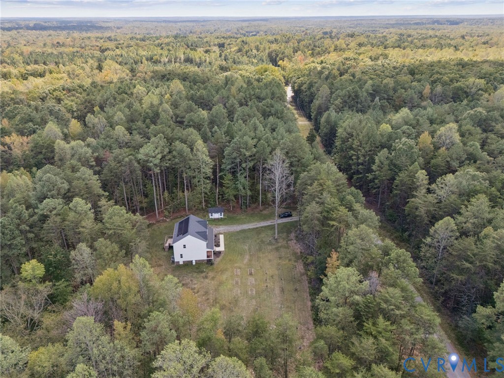 15290 Dunn Road Montpelier, VA 23192 - Photo 27 of 32 Aerial view of a heavily wooded area