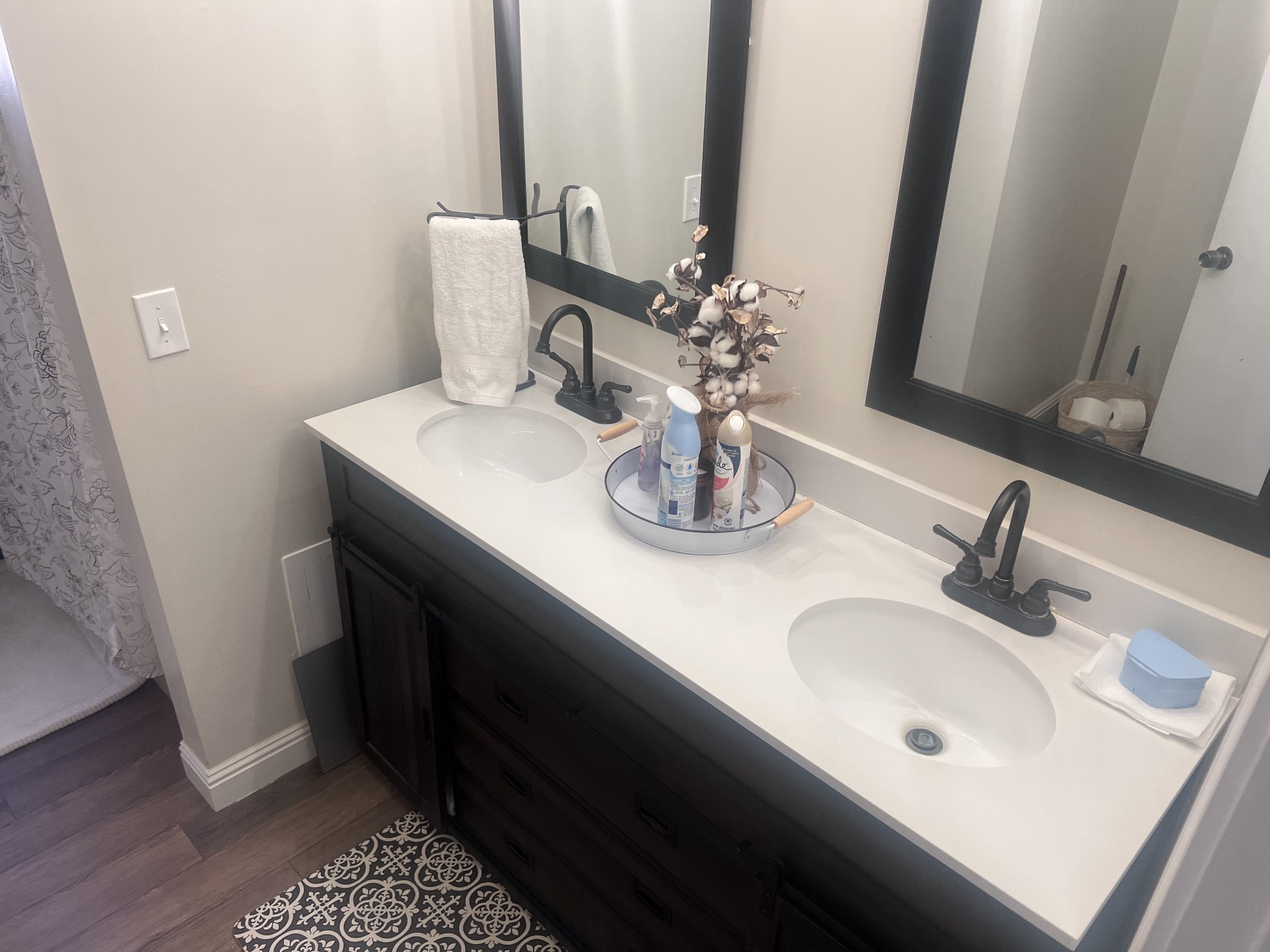 2189 Whitfield Road Clarksville, TN 37040 - Photo 8 of 24 a bathroom with a sink and a mirror