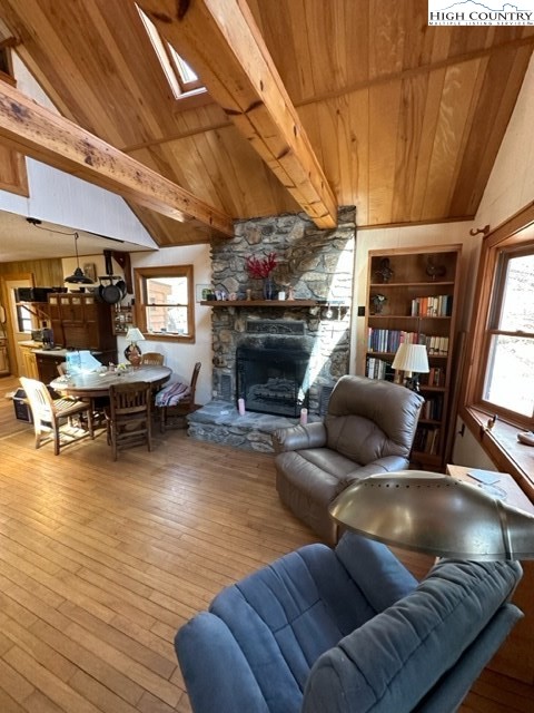 495 Rocky Top Lane Independence, VA 24348 - Photo 14 of 39 a living room with furniture and a fireplace