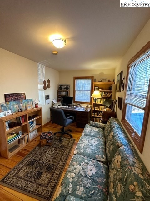 495 Rocky Top Lane Independence, VA 24348 - Photo 35 of 39 a living room with furniture and a flat screen tv
