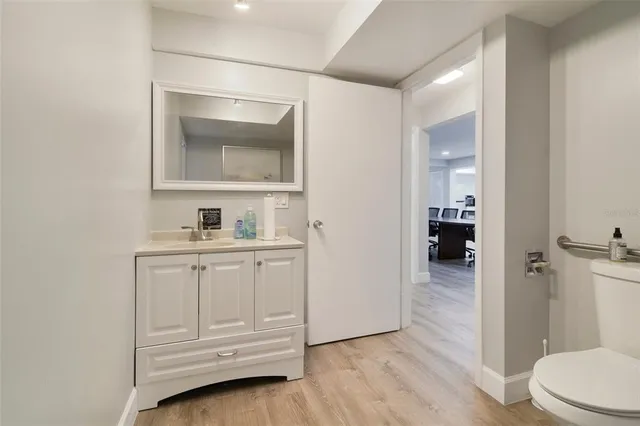 a view of outdoor space with trees