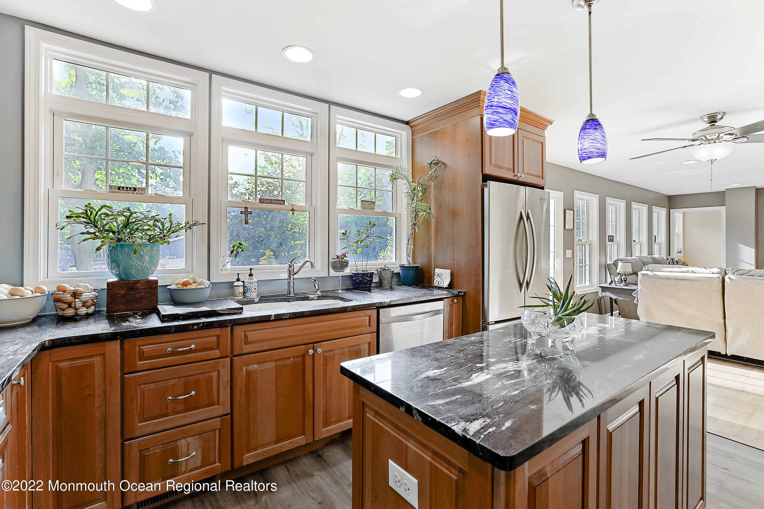 1849 Carmerville Road Wall, NJ 07719 - Photo 13 of 45 a kitchen with stainless steel appliances granite countertop a sink and cabinets