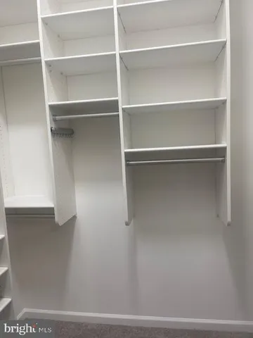 a close view of closet
