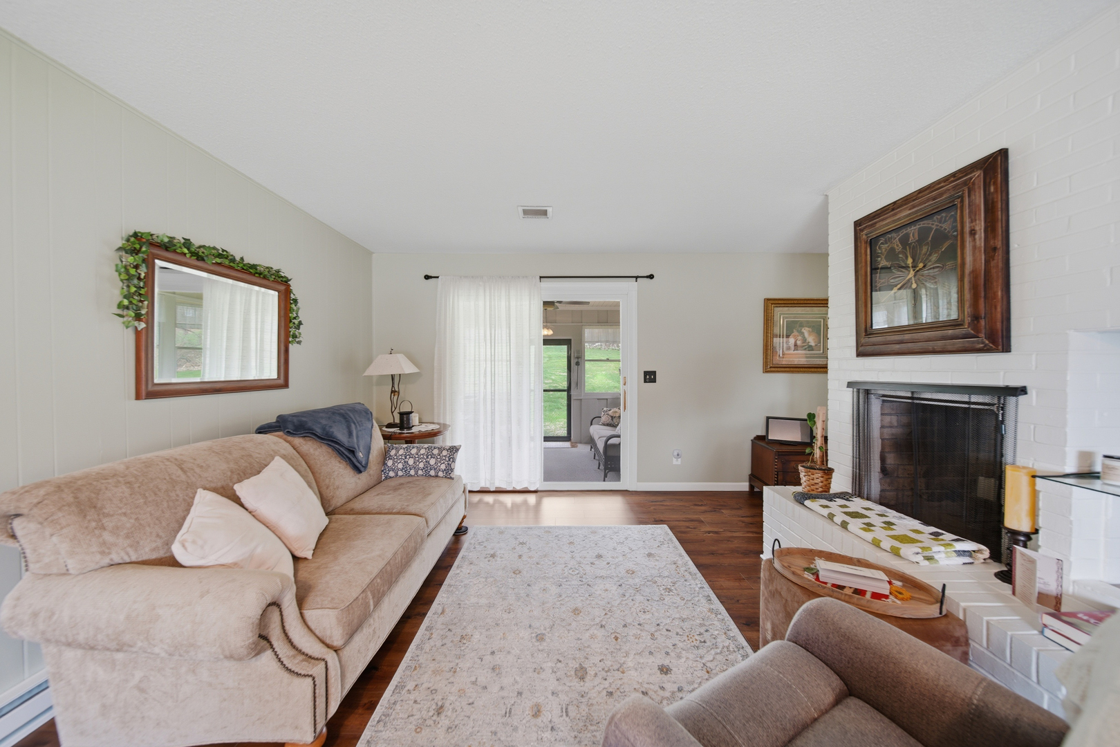 476 Timberland Drive Dixon, IL 61021 - Photo 20 of 32 a living room with furniture and a fireplace