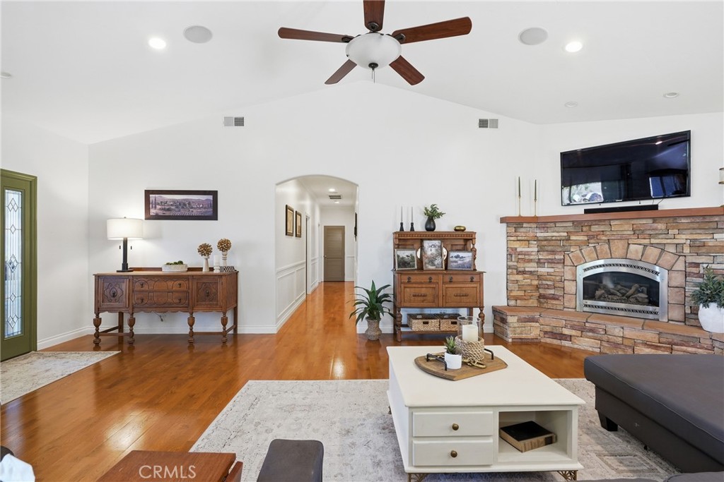 220 Cook Court Templeton, CA 93465 - Photo 9 of 45 a living room with furniture and a fireplace