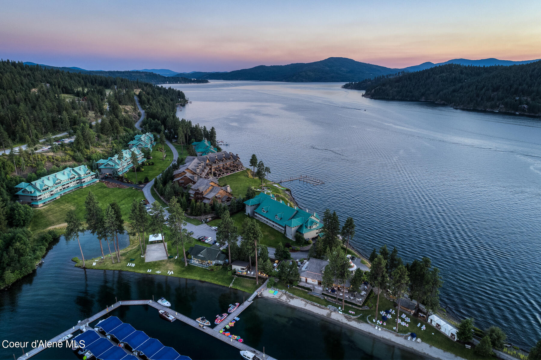 4732 South Arrow Point Drive, Unit 101 Harrison, ID 83833 - Photo 28 of 31 Aerial_ArrowPoint-4