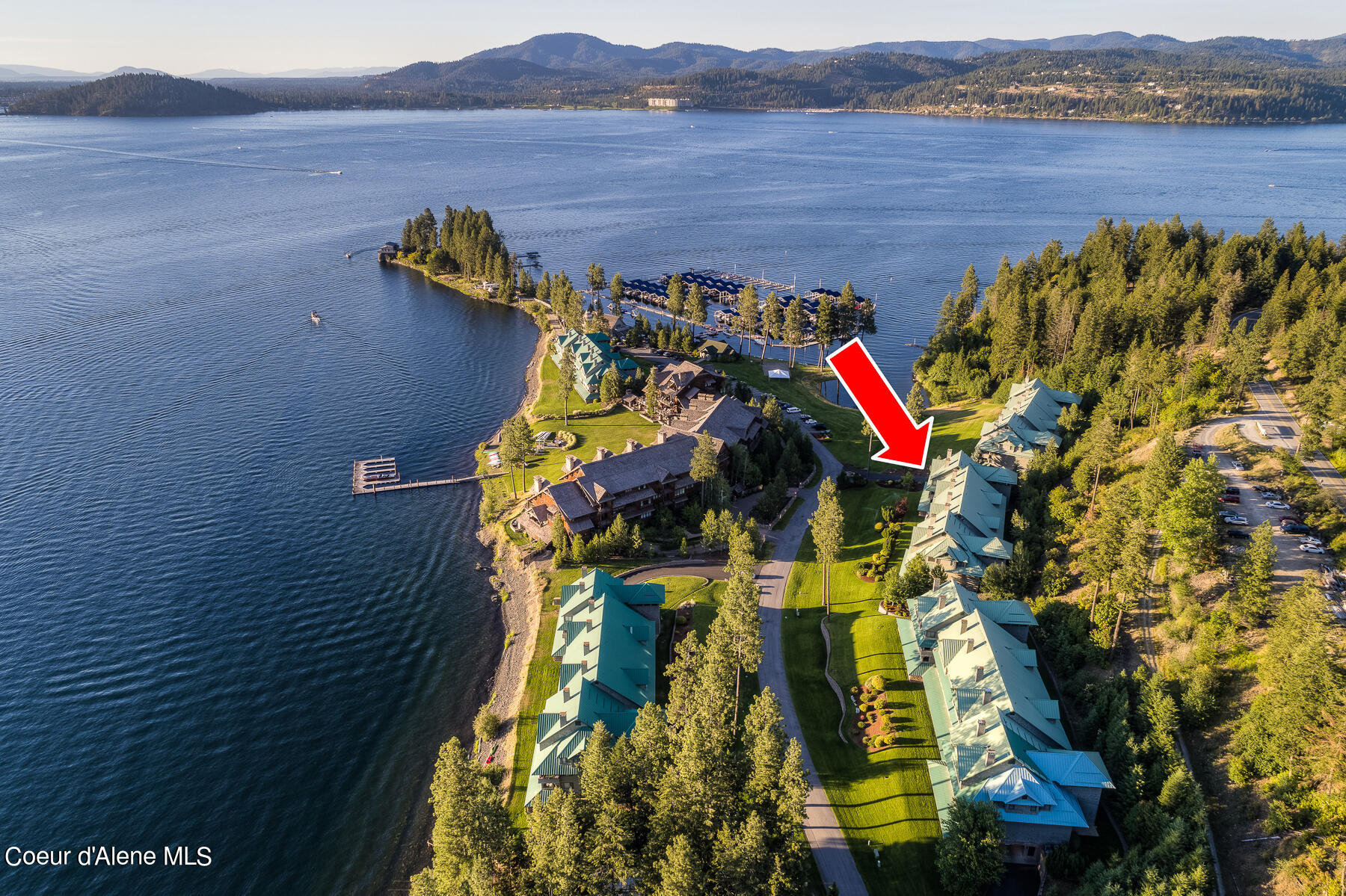 4732 South Arrow Point Drive, Unit 101 Harrison, ID 83833 - Photo 31 of 31 Aerial_ArrowPoint9