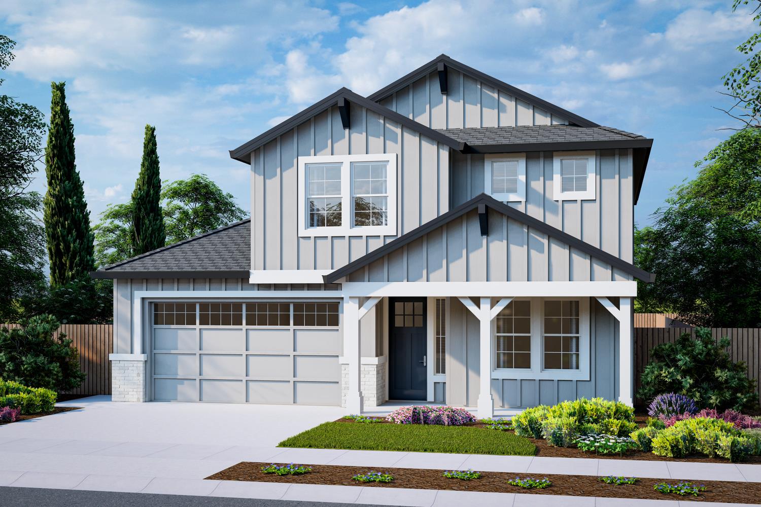 3984 Bluestem Street Rocklin, CA 95765 - Photo 1 of 5 a front view of a house with a yard and porch