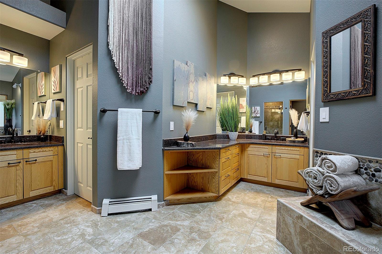 2040 Werner Lane Evergreen, CO 80439 - Photo 33 of 47 a kitchen with stainless steel appliances granite countertop a sink and a refrigerator