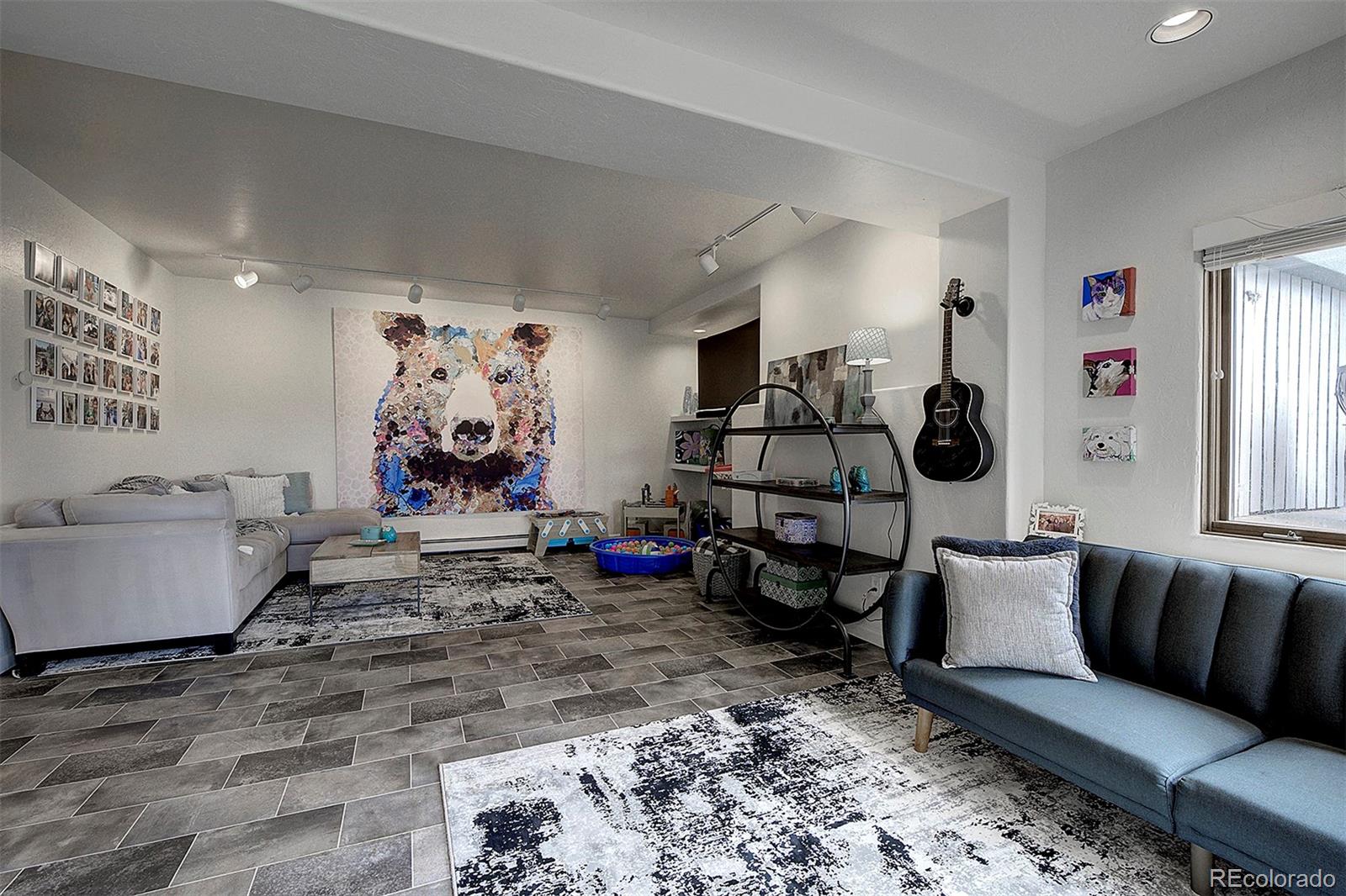 2040 Werner Lane Evergreen, CO 80439 - Photo 35 of 47 a living room with furniture and wooden floor