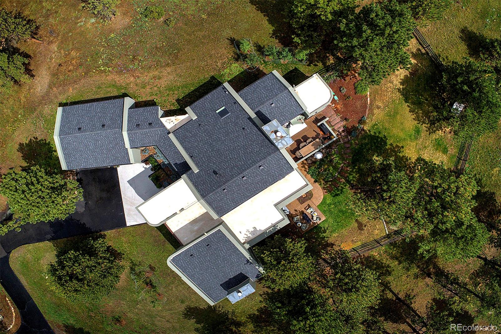 2040 Werner Lane Evergreen, CO 80439 - Photo 46 of 47 an aerial view of a house