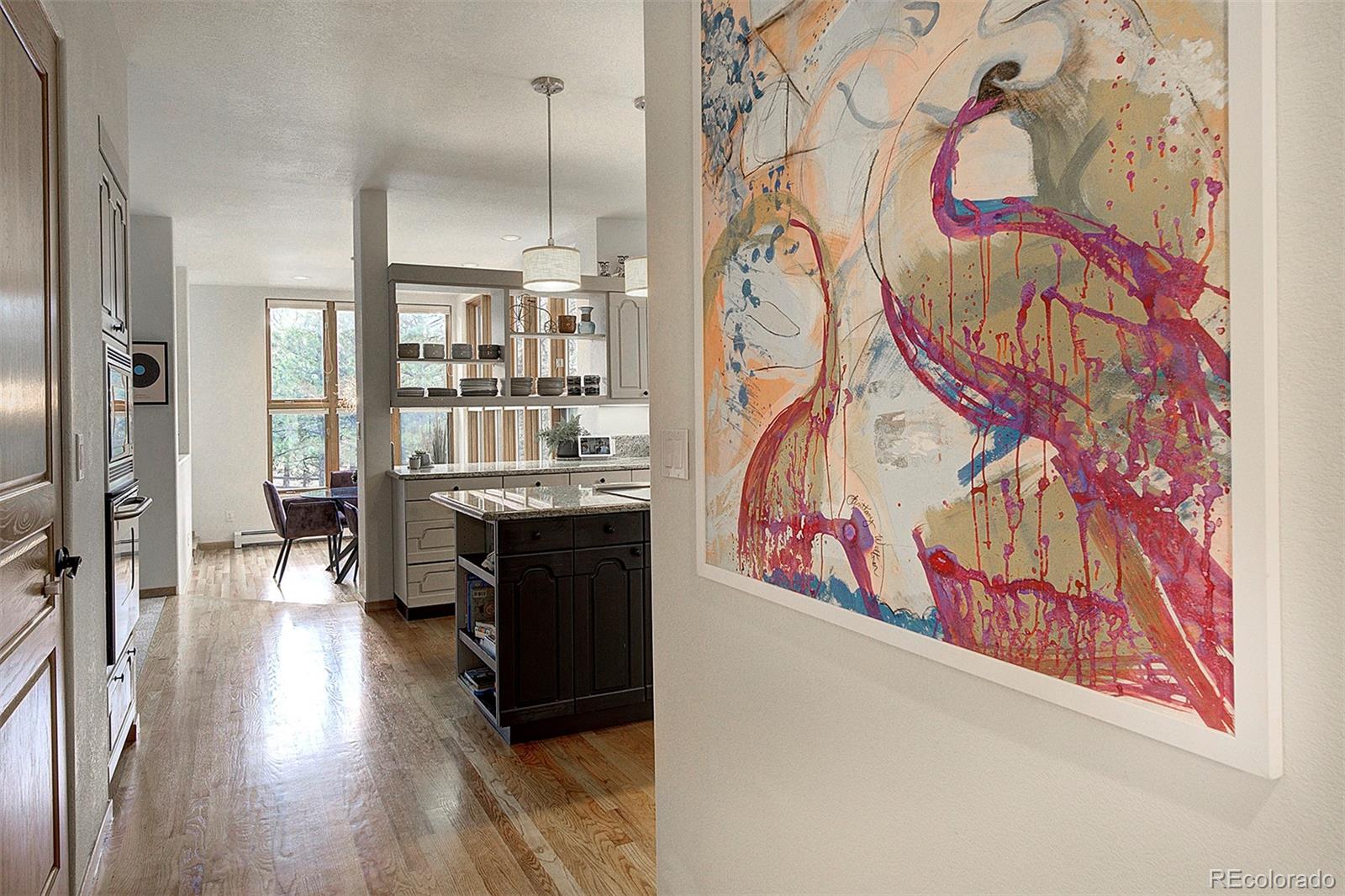 2040 Werner Lane Evergreen, CO 80439 - Photo 8 of 47 a view of an entryway with wooden floor