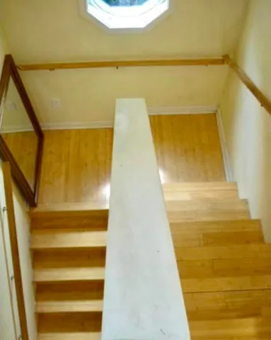 a view of painting on the wall