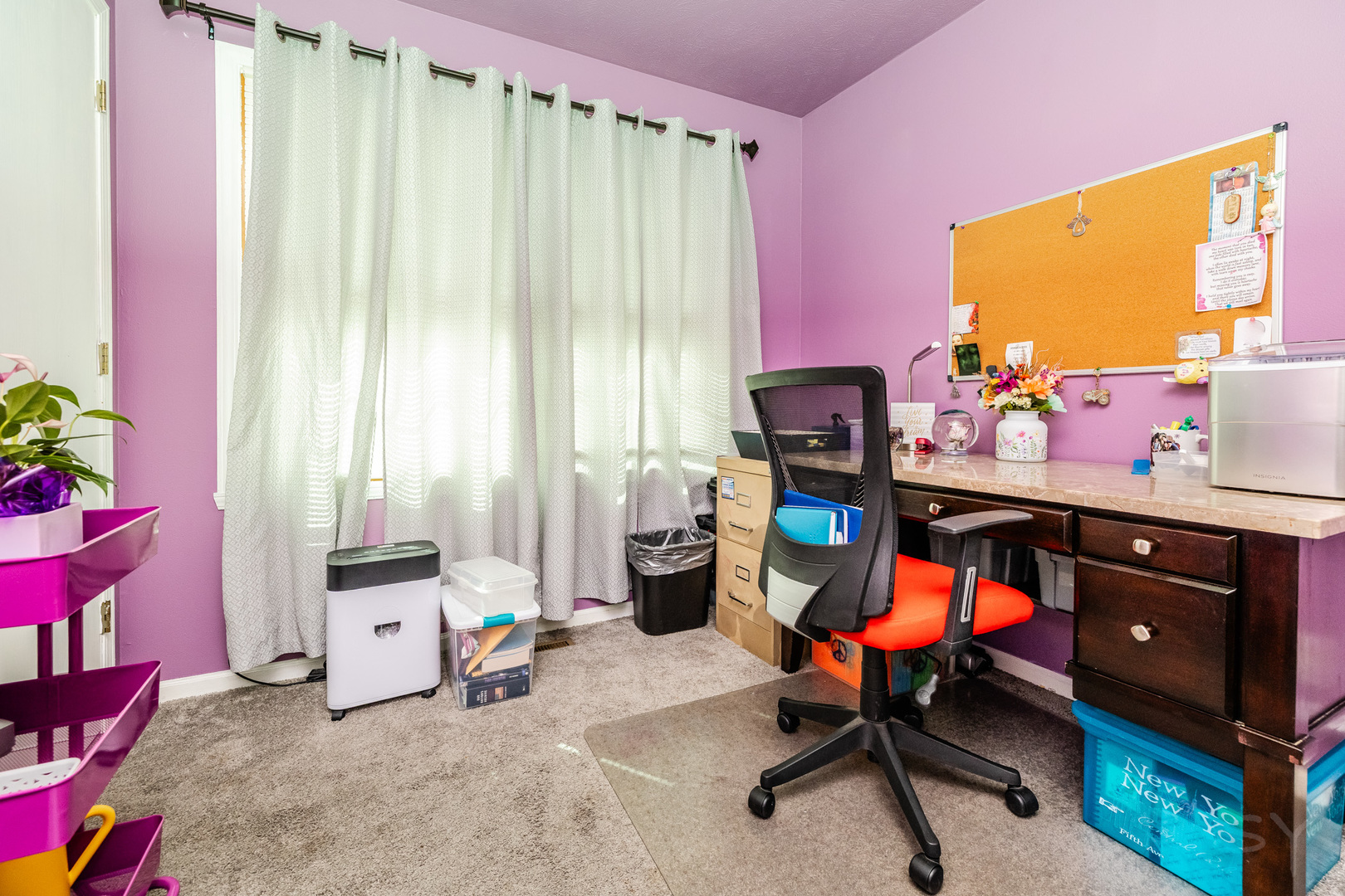 6038 Nimtz Road Loves Park, IL 61111 - Photo 13 of 26 a view of a workspace with furniture and a window