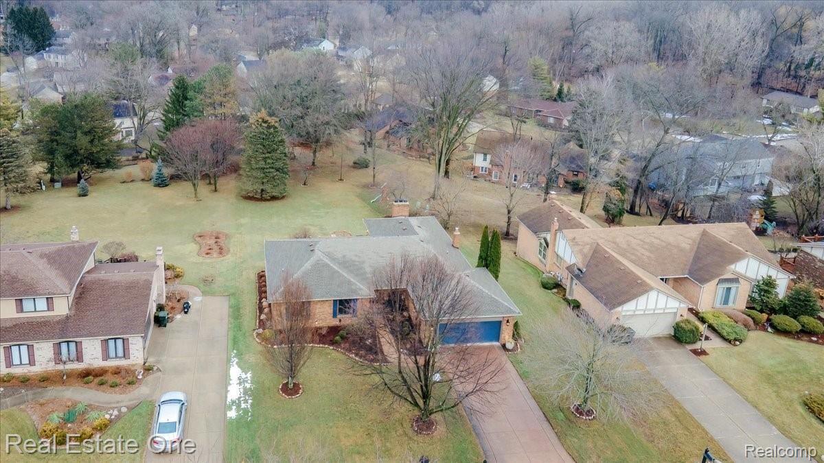 Front from drone