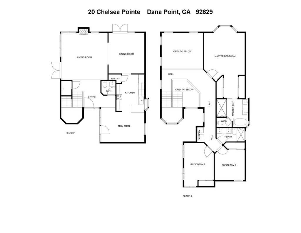 20 Chelsea Pointe Dana Point, CA 92629 - Photo 1 of 1 20 Chelsea Pointe - Floor Plan