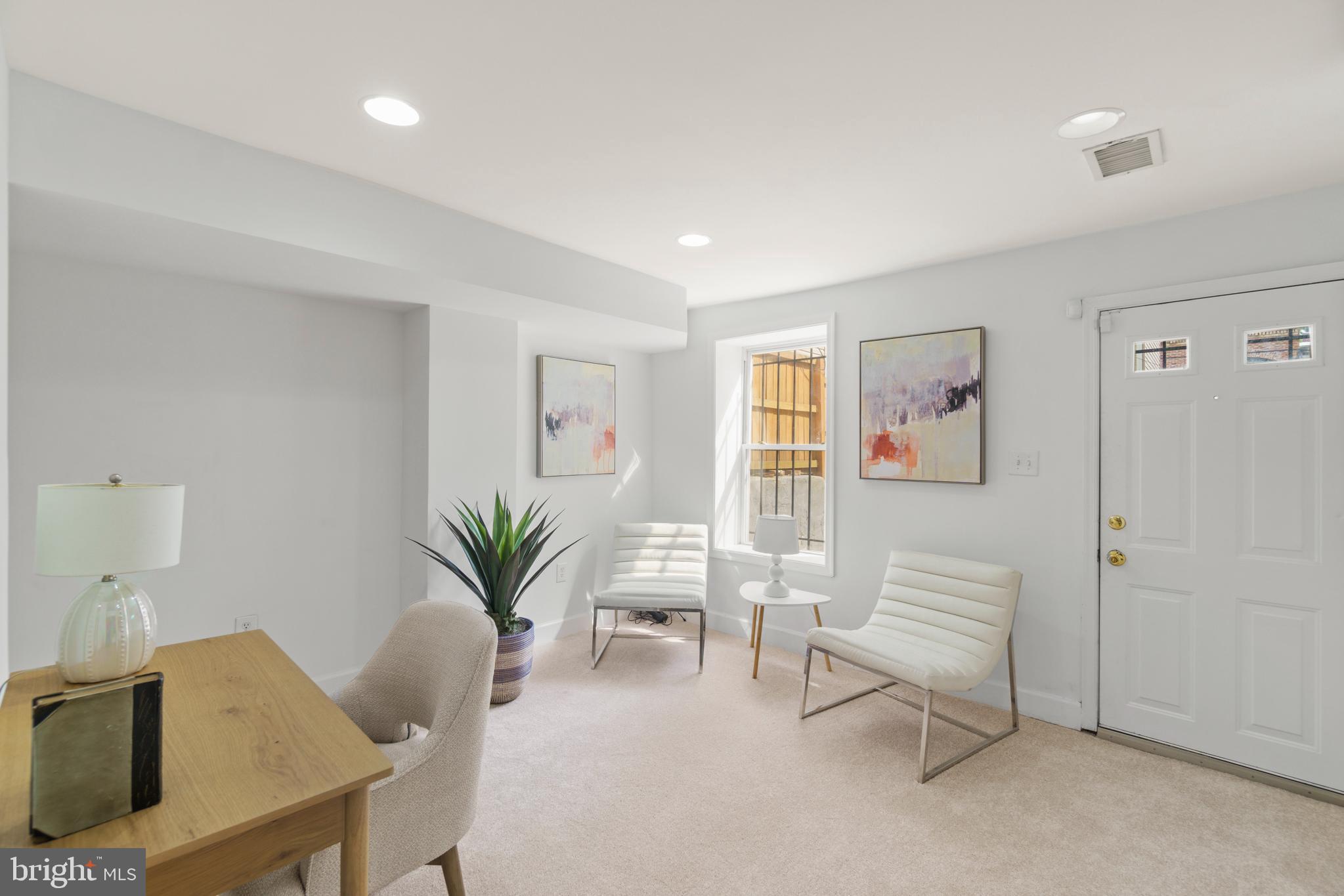 1229 Morse Street Northeast Washington, DC 20002 - Photo 13 of 38 Basement Flex Space: Office, Living Room, Gym, etc