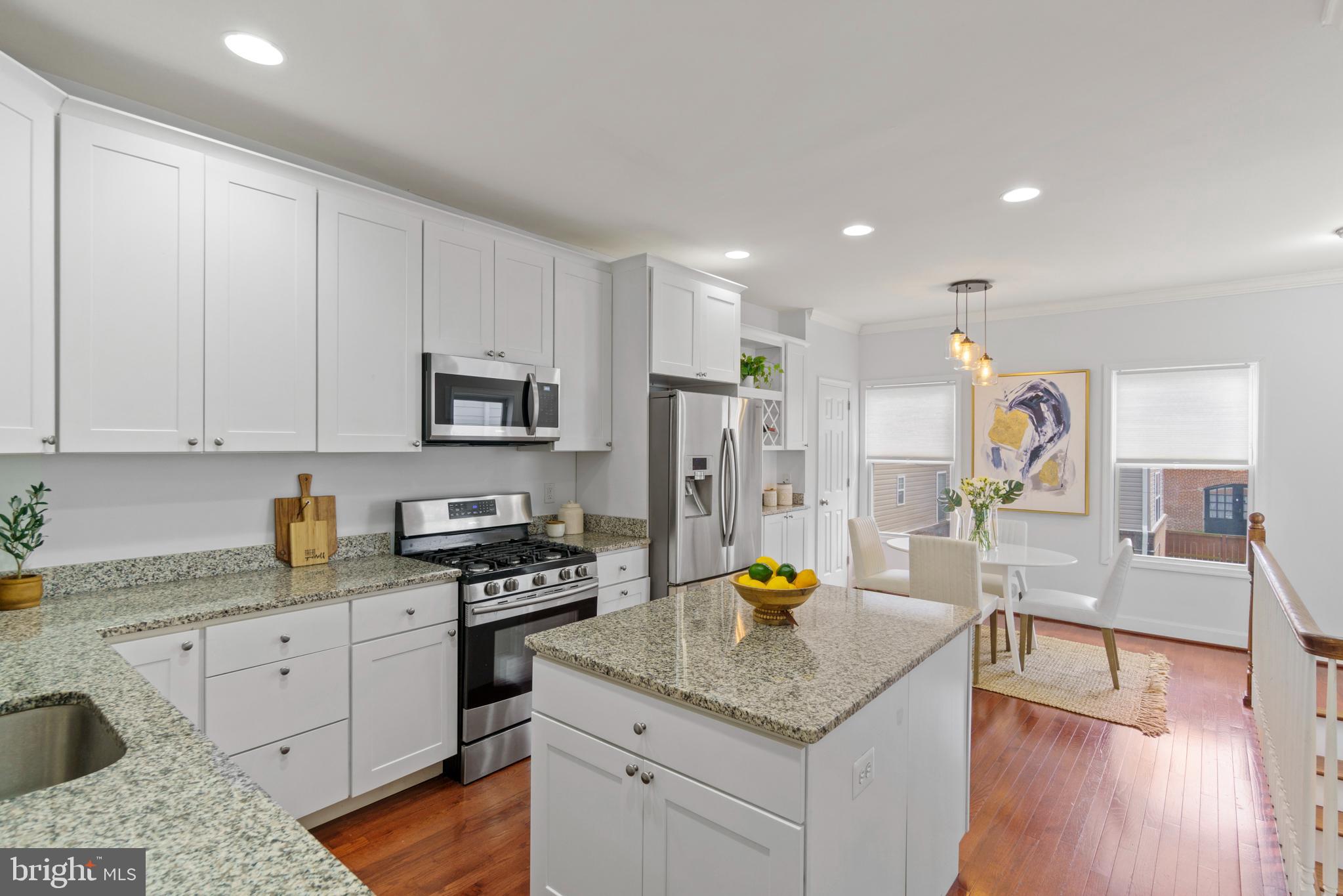 1229 Morse Street Northeast Washington, DC 20002 - Photo 6 of 38 Spacious Kitchen and Dining Area