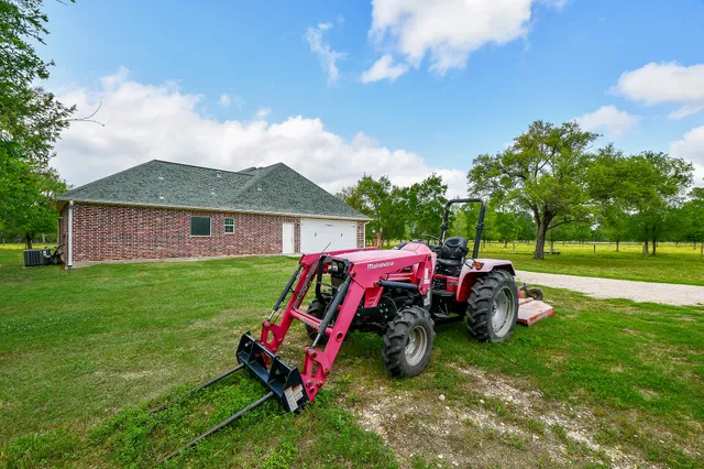 a childrens park with lots of swings and slides