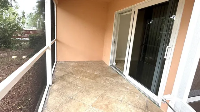 a view of front door