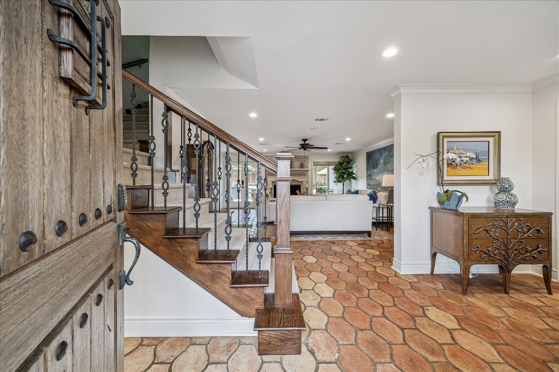 627 Ramblewood Road Houston, TX 77079 - Photo 10 of 48 Lovely spacious entry with fabulous saltillo tile floors