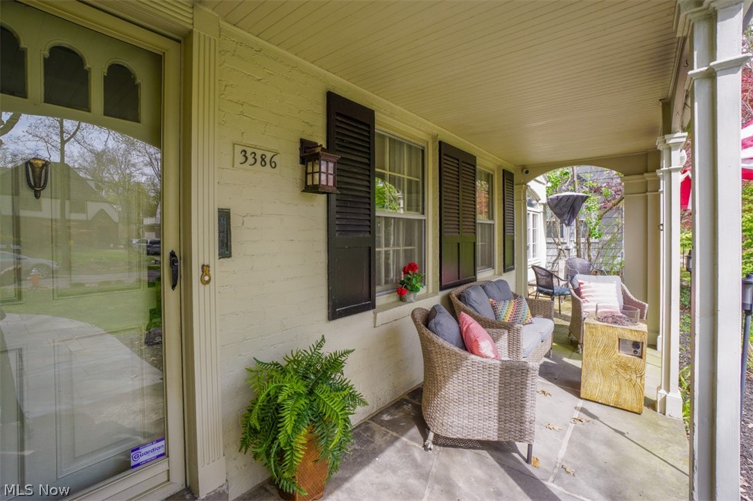 3386 Kenmore Road Shaker Heights, OH 44122 - Photo 5 of 35 View of patio / terrace featuring covered porch