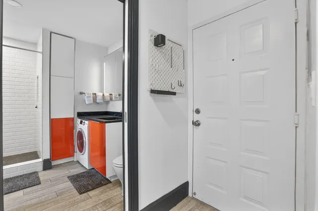 wooden floor in an empty room