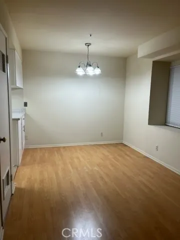 a view of a hallway with staircase