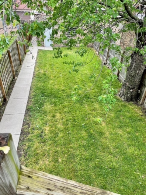 5616 South Indiana Avenue, Unit 2 Chicago, IL 60637 - Photo 12 of 14 a backyard of a house with lots of green space