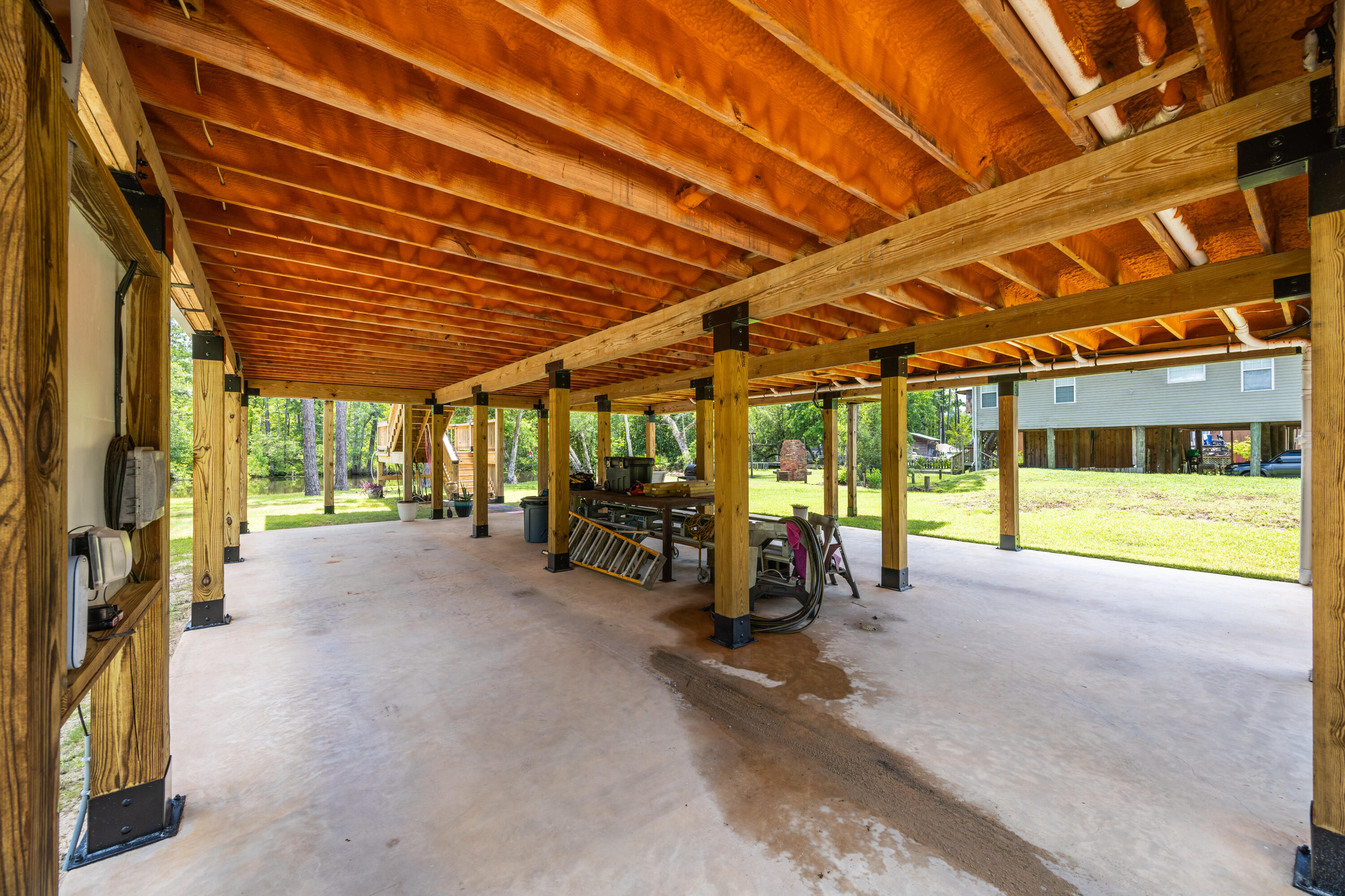 158 Johns Lane Freeport, FL 32439 - Photo 22 of 36 a view of a porch with furniture