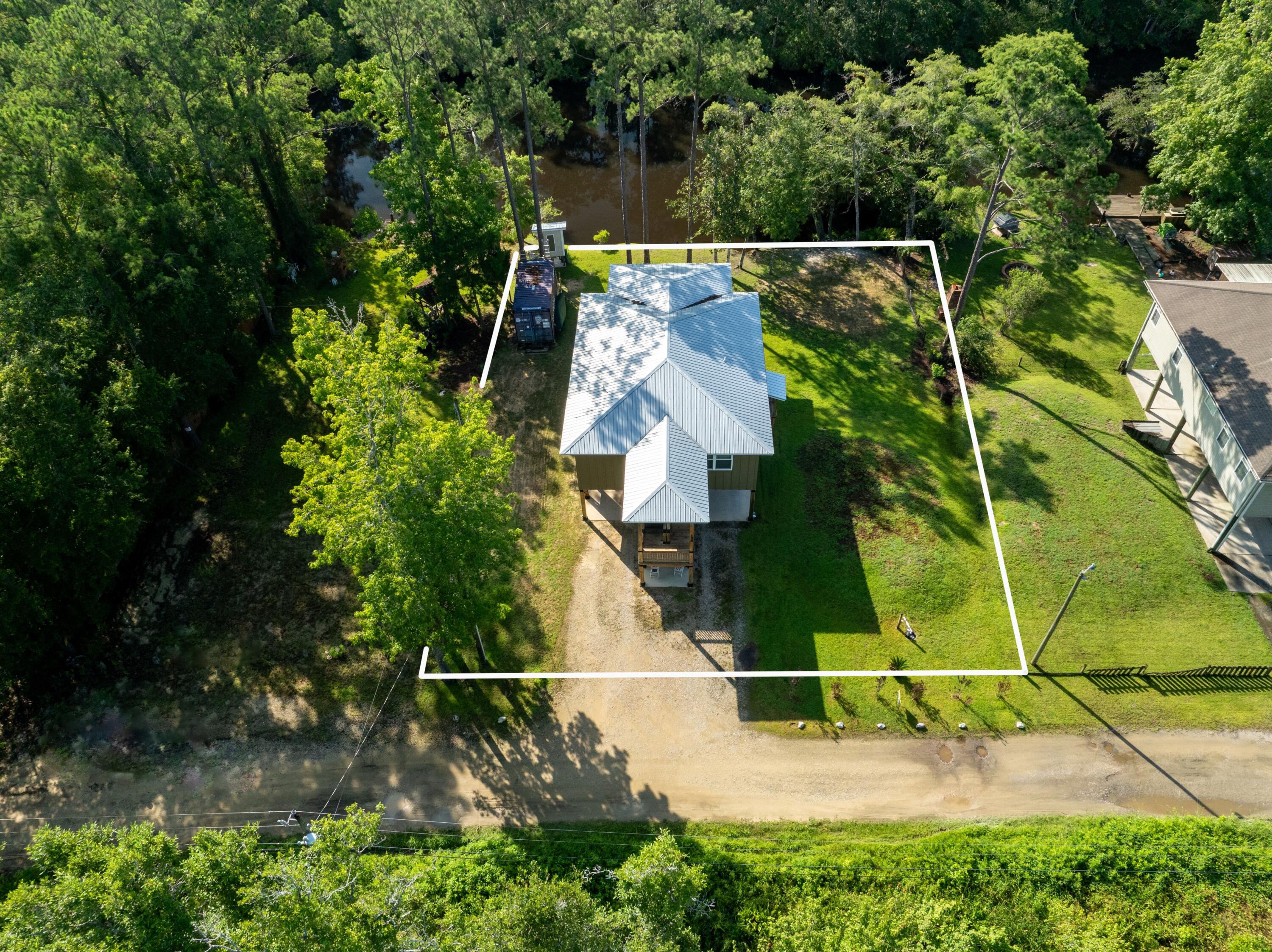158 Johns Lane Freeport, FL 32439 - Photo 26 of 36 an aerial view of a house