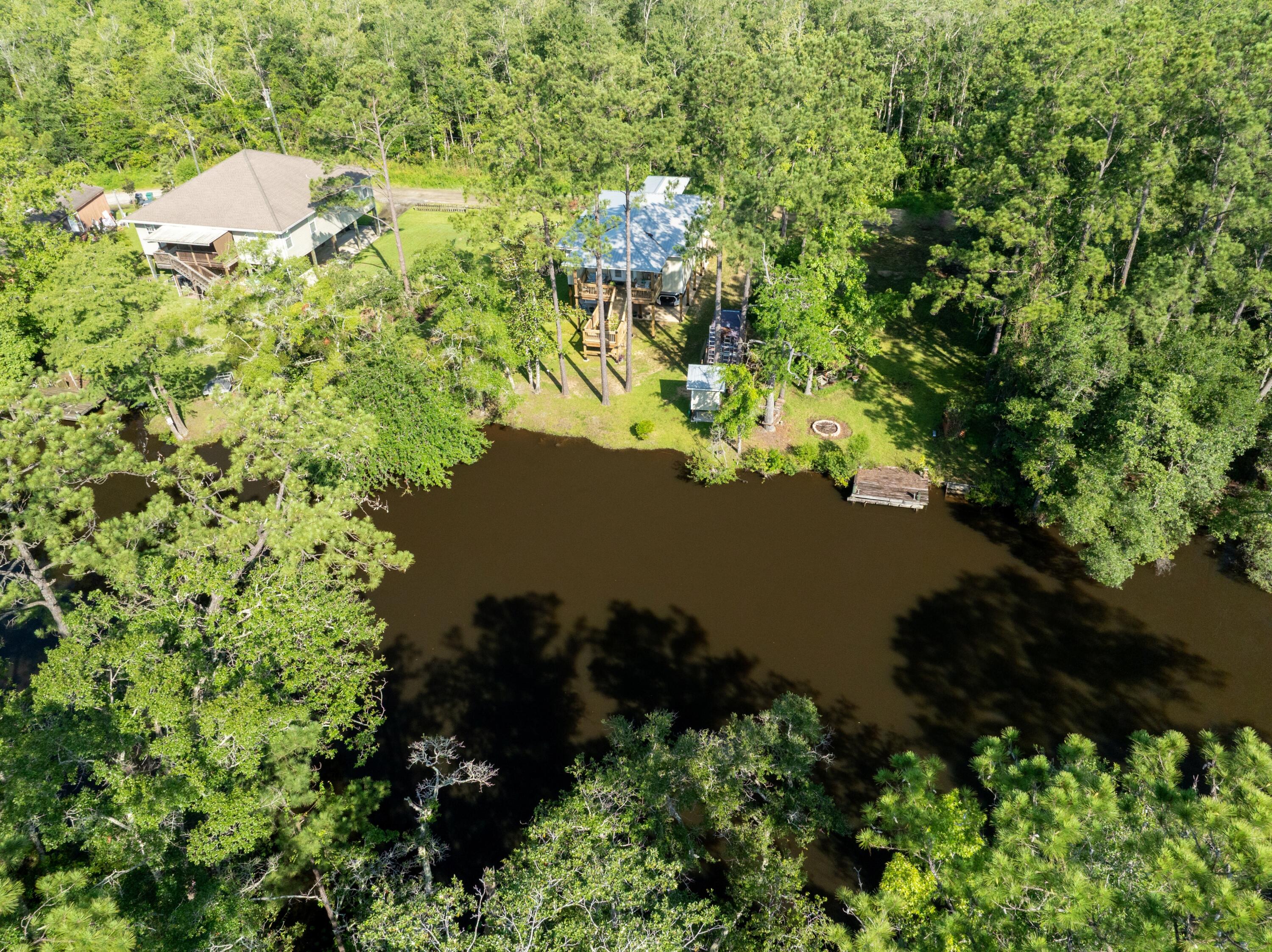 158 Johns Lane Freeport, FL 32439 - Photo 30 of 36 an aerial view of residential house with outdoor space