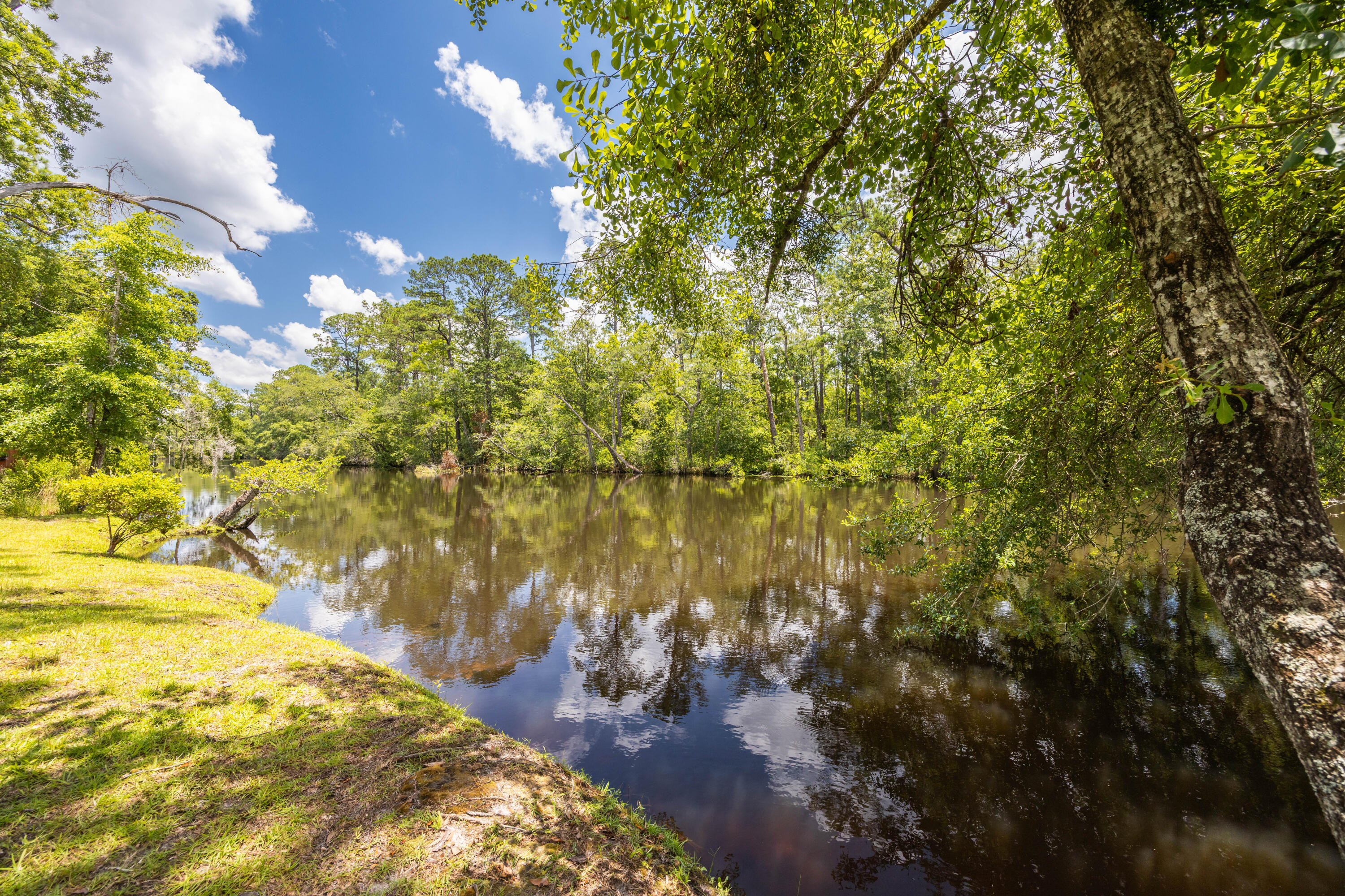 158 Johns Lane Freeport, FL 32439 - Photo 34 of 36 a view of lake from a house