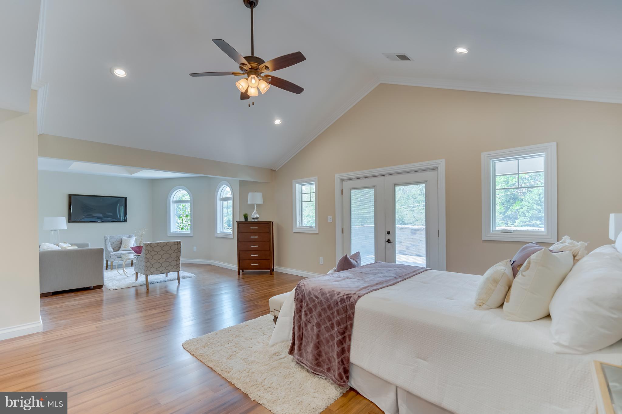 1415 Julia Avenue McLean, VA 22101 - Photo 22 of 30 a bedroom with a bed window and couch