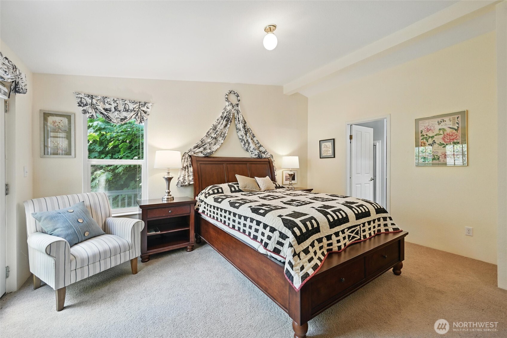 4949 Samish Way, Unit 56 Bellingham, WA 98229 - Photo 10 of 33 a bedroom with a bed and a couch