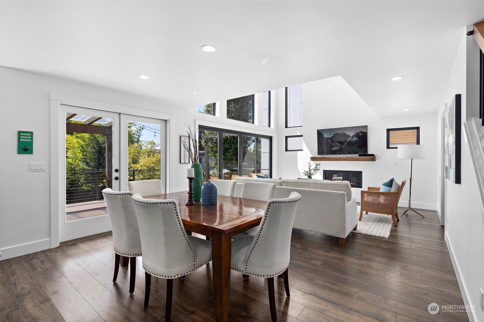 331 8th Avenue Kirkland, WA 98033 - Photo 11 of 40 a dining room with furniture a window and wooden floor