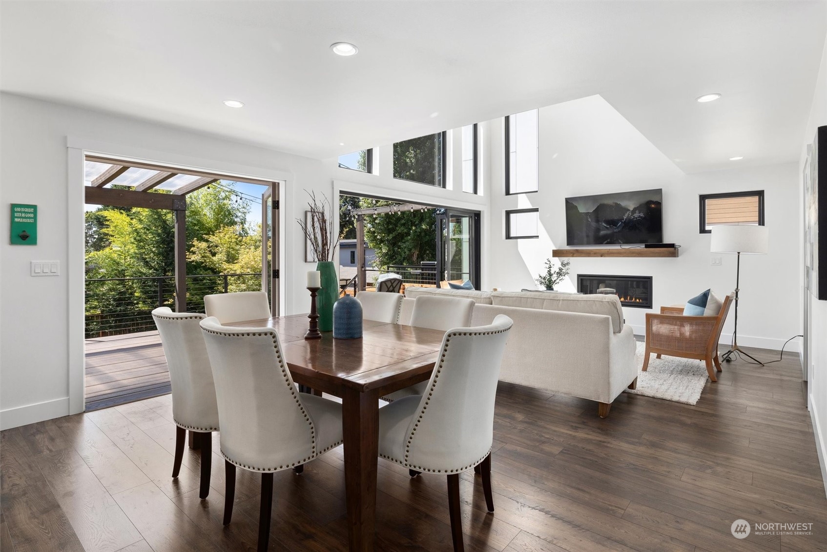 331 8th Avenue Kirkland, WA 98033 - Photo 6 of 40 a view of a dining room with furniture window and wooden floor