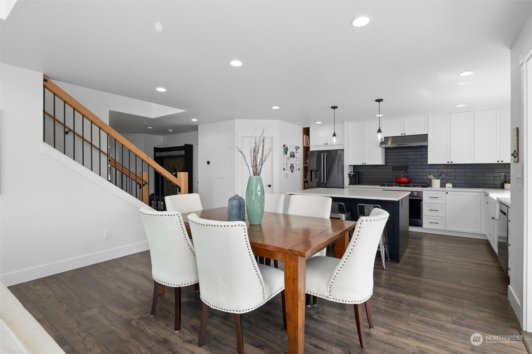 331 8th Avenue Kirkland, WA 98033 - Photo 9 of 40 a view of kitchen with cabinets and wooden floor