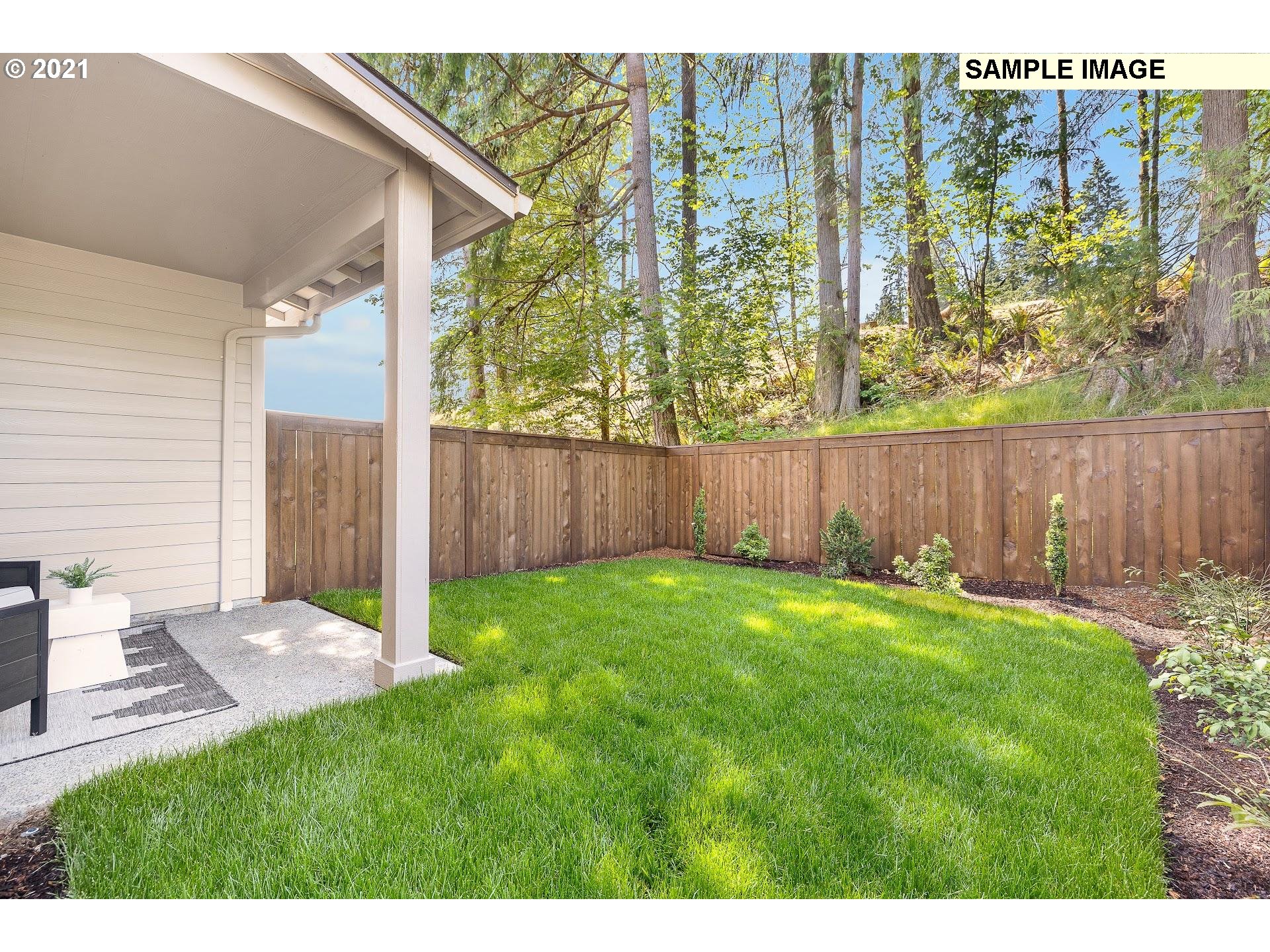 4260 South Laughing Water Circle Ridgefield, WA 98642 - Photo 24 of 24 a view of backyard with wooden fence