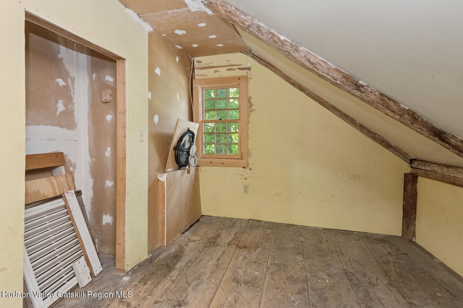 50 Conklin Hill Road Milton, NY 12547 - Photo 30 of 38 a view of a hallway view with wooden floor and staircase