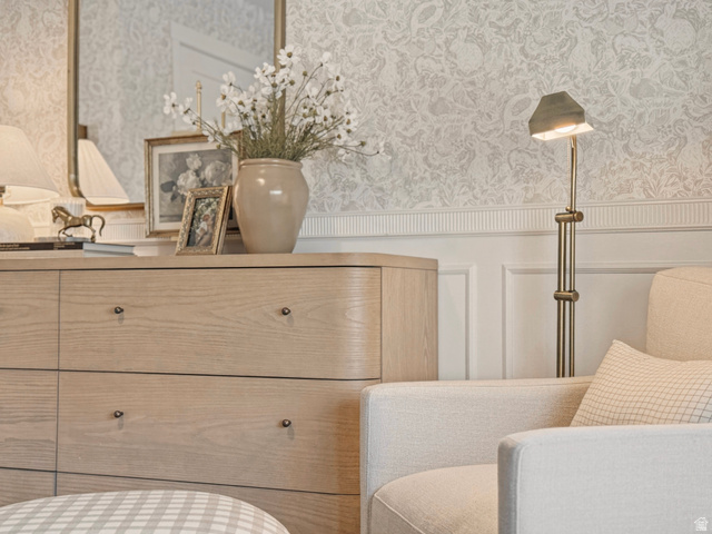 870 North Ada Loop Lehi, UT 84048 - Photo 31 of 51 Light wood-finish dresser featuring rounded edges and dark knob hardware