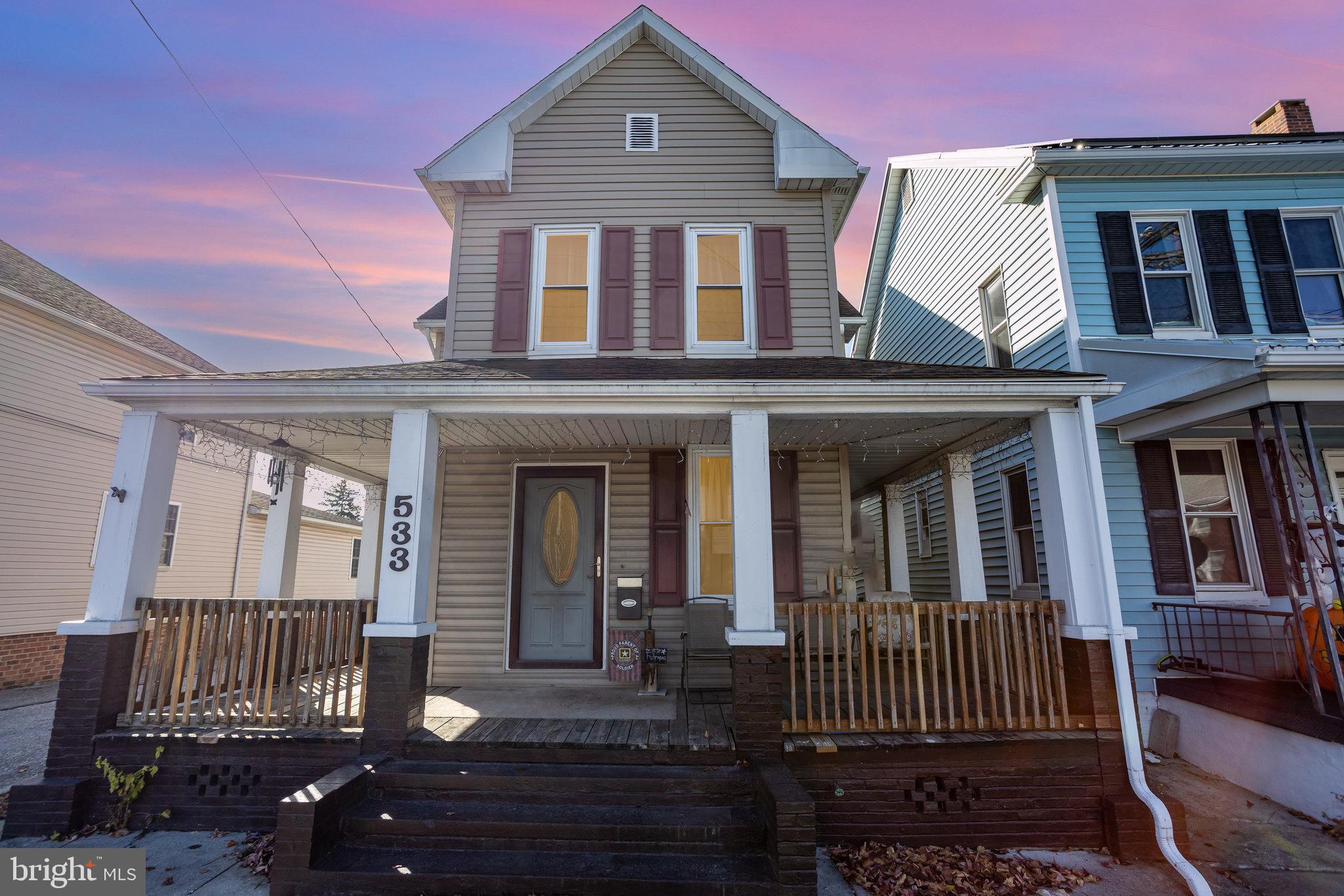 front view of a house