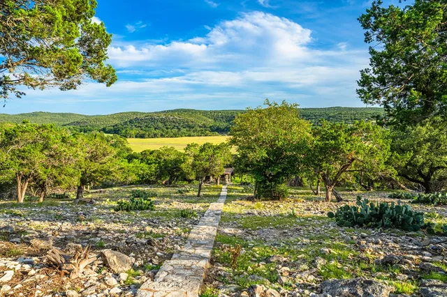 a view of an outdoor space with a lake view