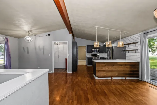 a view of a living room