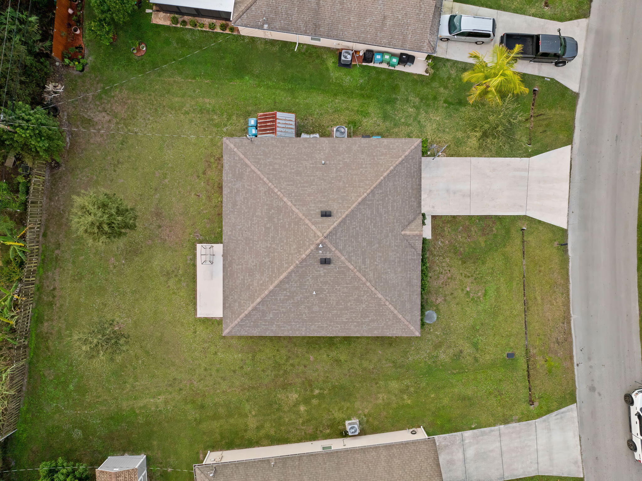 1414 Southwest Crest Avenue Port St. Lucie, FL 34953 - Photo 41 of 41 an aerial view of a house having swimming pool