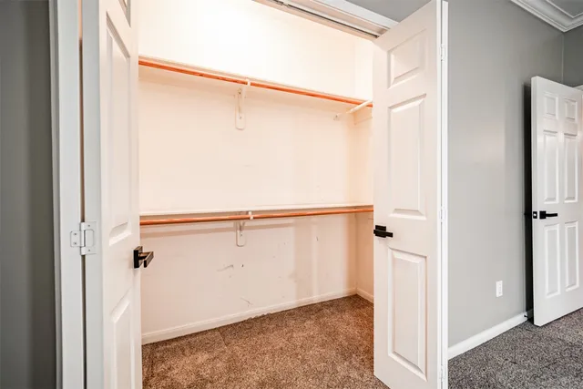 a view of walk in closet