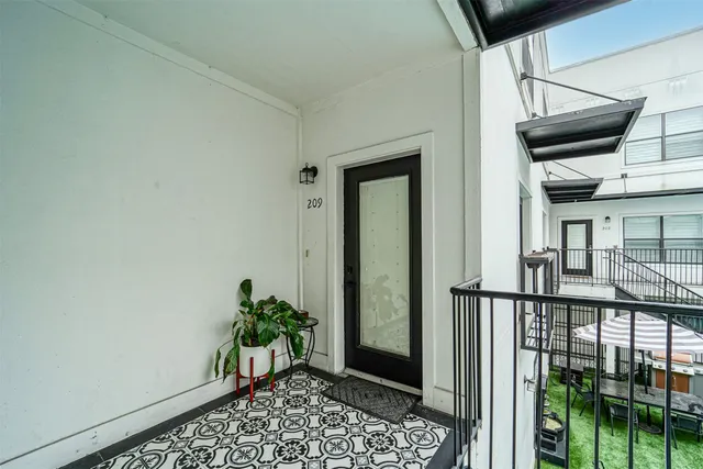 a view of a entryway door of the house